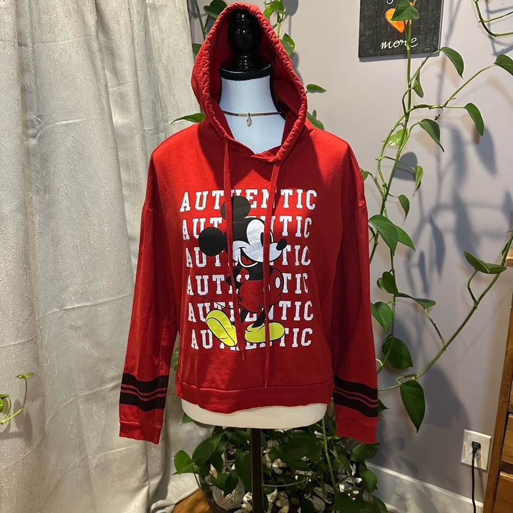 Disney Red Fleece Hoodie